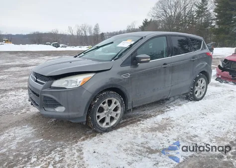 2013 Ford Escape Sel z USA, uszkodzony, nr VIN 1FMCU0HX9DUD66116